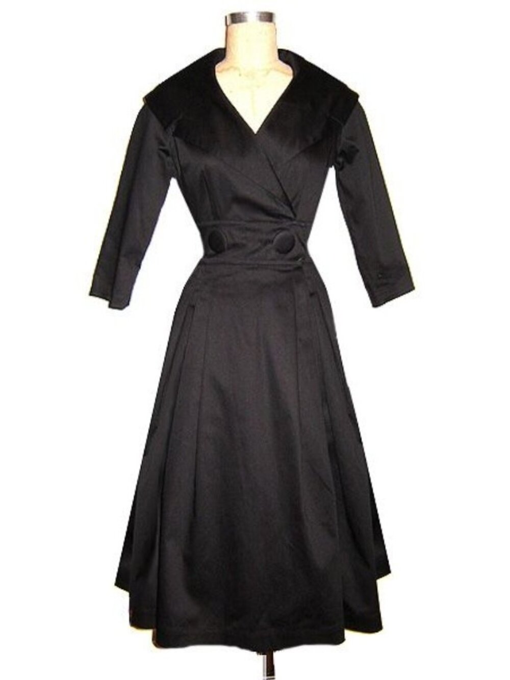 Trashy diva black courtney dress coat